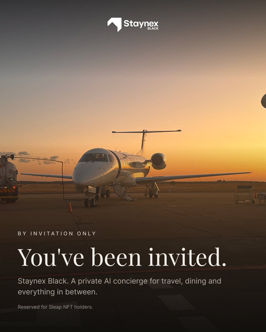 Staynex Black social post: by invitation only